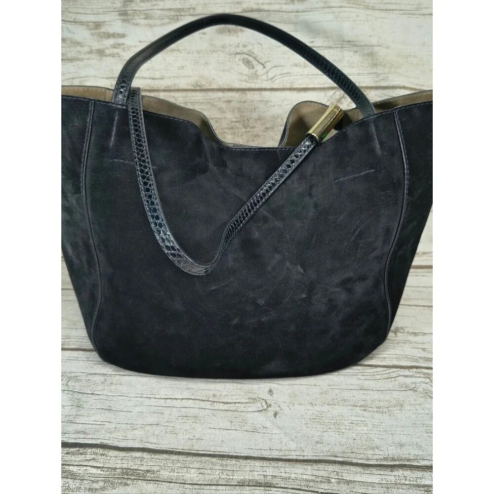 Jimmy Choo Stevie Hobo Bag Black Suede
